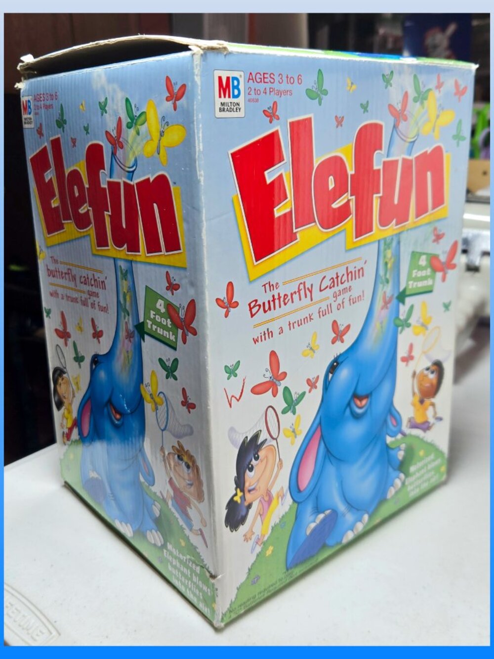 Elefun Butterfly Catching Game 2002 Tested & Works